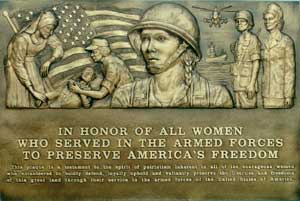 bronze military plaque badge