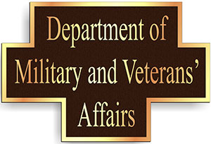 image Cast  Bronze Military Emblems plaque, image cast portrait bronze plaque