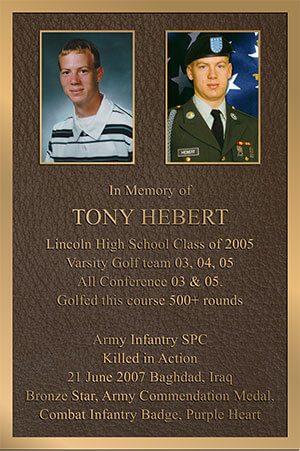 image Cast  Bronze Military Emblems plaque, image cast portrait bronze plaque