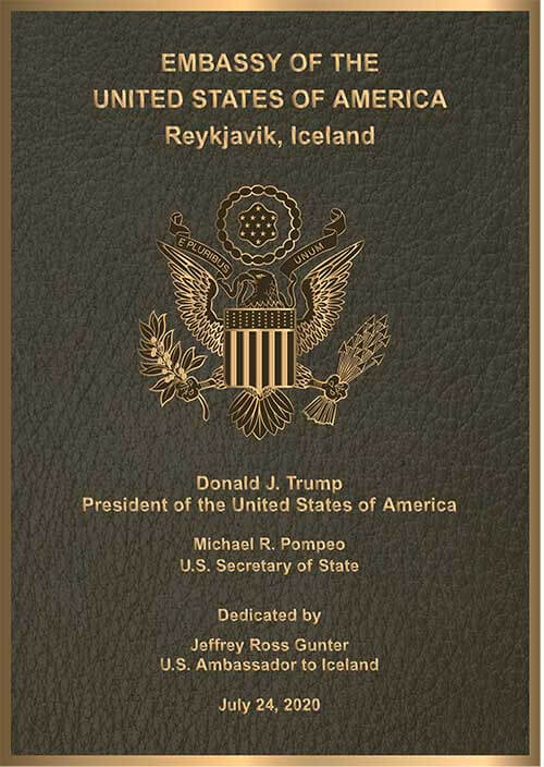 image Cast  Bronze Military Emblems plaque, image cast portrait bronze plaque