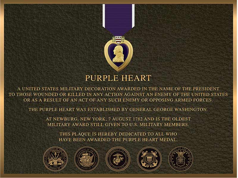 image Cast  Bronze Military Emblems plaque, image cast portrait bronze plaque